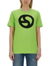 Acne Studios T-shirt With Print Unisex In Green
