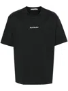 Acne Studios Logo T-shirt In Black