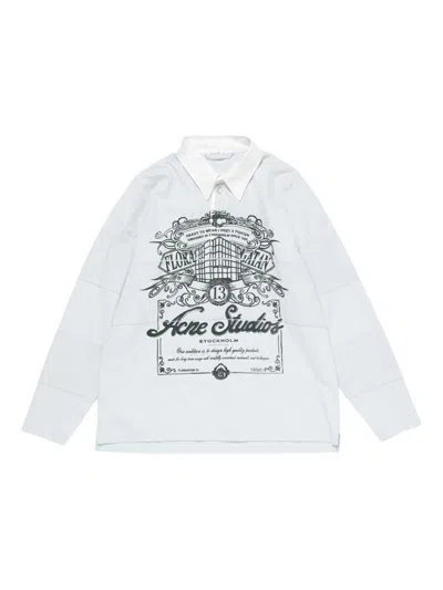 ACNE STUDIOS ACNE STUDIOS T-SHIRTS AND POLOS LIGHT GREY