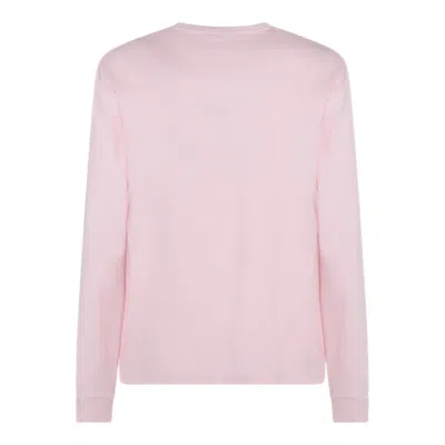 Acne Studios T-shirts And Polos In Light Pink
