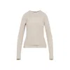 Acne Studios Embroidered Layered Long-sleeved T-shirt In Neutral