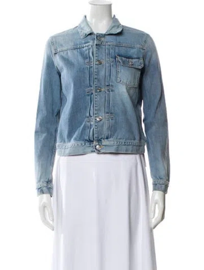 Pre-owned Acne Studios Tab Water Denim Jacket In Blue