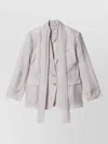 Acne Studios Tailored Jacket Back Vent Button Cuffs In White