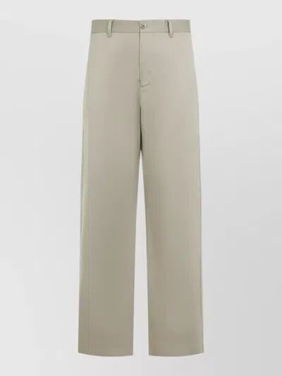 Acne Studios Tailored Pants Belt Loops Side And Back Pockets In Neutral
