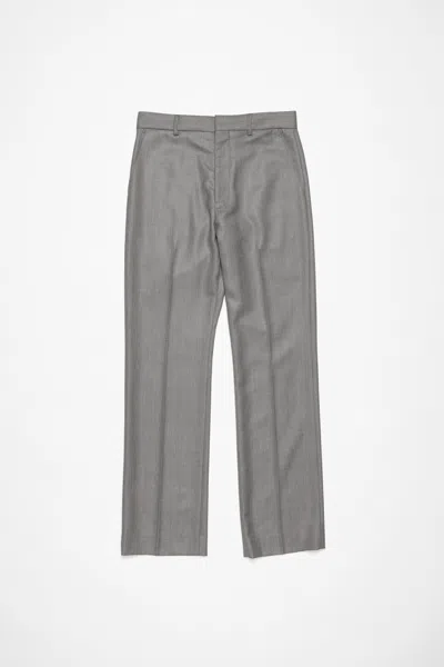 Acne Studios Tailored Trousers In Vintage Grey Melange