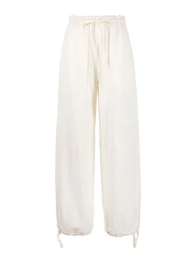 Acne Studios Tailored Trousers In White