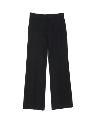Acne Studios Tailored Wide-leg Pants With Clean Design In Black