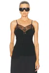 Acne Studios Lace Strap Blouse Woman Black In Black