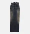 ACNE STUDIOS TALIA DENIM MAXI SKIRT