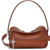 Acne Studios Tan Camero Party Shoulder Bag In Brown