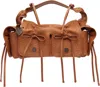 Acne Studios Tan Multipocket Grained Leather Bag