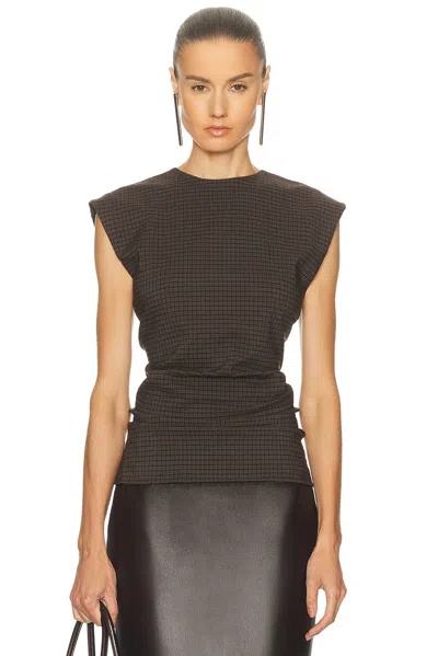 Acne Studios Tanado Top In Brown