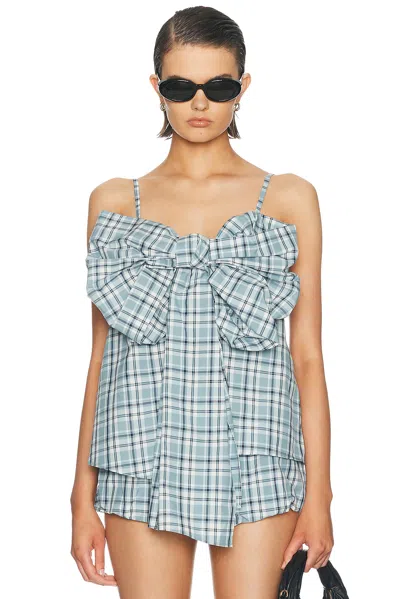 ACNE STUDIOS TANESSA PLAID TOP