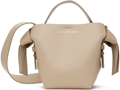 Acne Studios Taupe Musubi Mini Bag In Cgz Taupe Beige