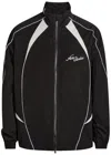 Acne Studios Ofit Peachy Technical Blend Jacket In Black