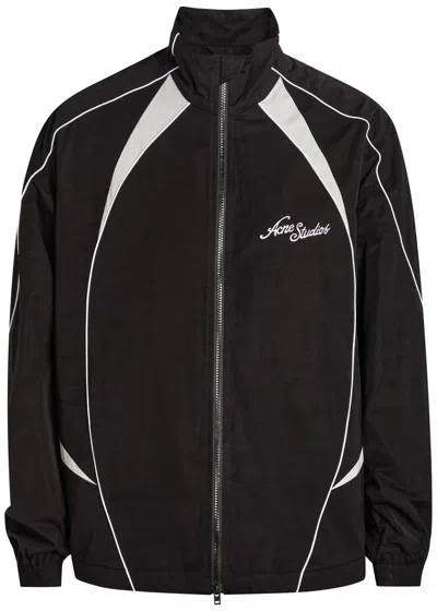 ACNE STUDIOS ACNE STUDIOS TECH LOGO-EMBROIDERY POPLIN JACKET