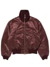 Acne Studios Technical Bomber Jacket In Brown