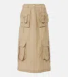 ACNE STUDIOS TECHNICAL COTTON-BLEND CARGO SKIRT