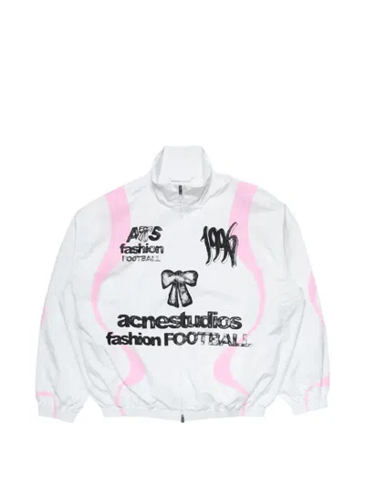 Acne Studios Technical Jacket With Logo In Multi