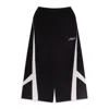 Acne Studios Technical Wide Leg Pants Black In Black