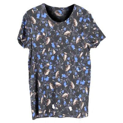 Acne Studios Terrazzo Print T-shirt In Multicolor Cotton In Brown