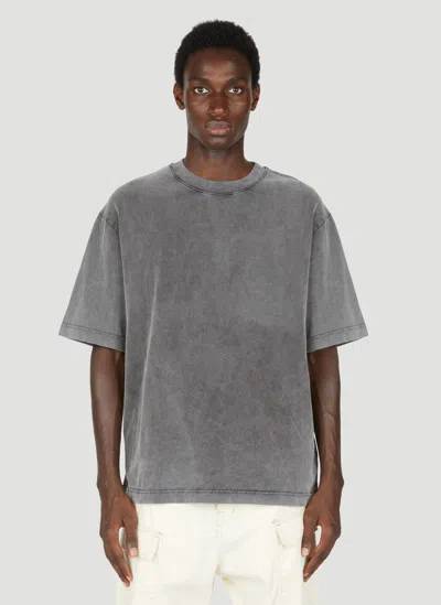 Acne Studios Terry T-shirt In Gray