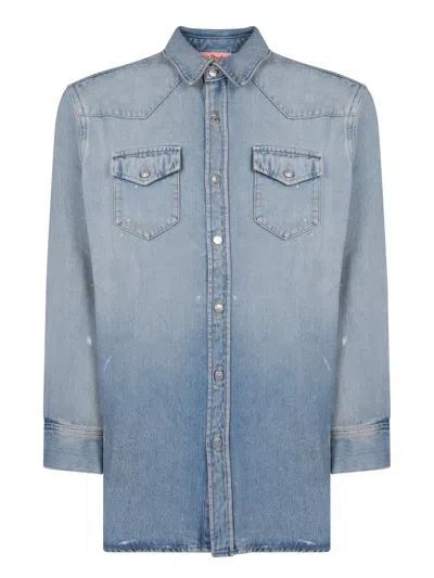 Acne Studios Shirts In Blue