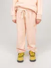 Acne Studios The Face Series Mini Sweatpants Nash Face In Pink & Purple