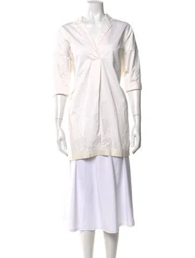 Pre-owned Acne Studios Three-quarter Sleeve Top In Neutral
