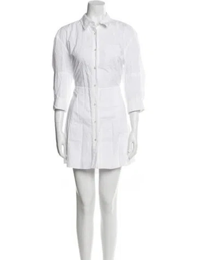 Pre-owned Acne Studios Three-quarter Sleeve Tunic In White