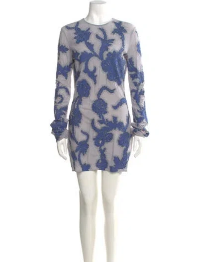 Pre-owned Acne Studios Tie-dye Print Mini Dress In Multi