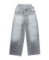 Acne Studios Printed Trousers In Gray