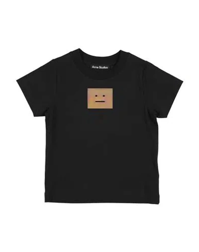 Acne Studios Babies'  Toddler Boy T-shirt Black Size 4 Organic Cotton, Elastane