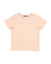 Acne Studios Babies'  Toddler Girl T-shirt Apricot Size 6 Cotton In Pink