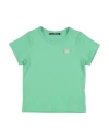 Acne Studios Babies'  Toddler Girl T-shirt Green Size 6 Cotton