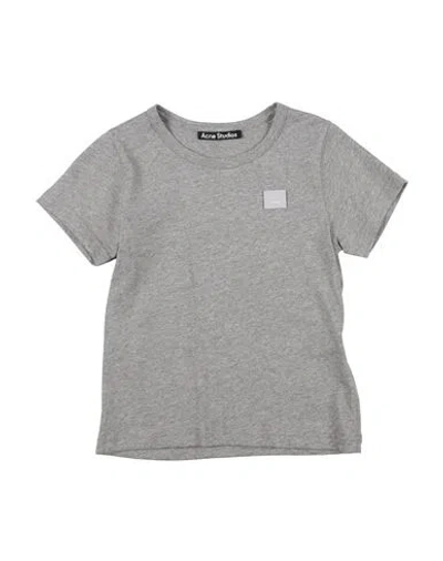 Acne Studios Babies'  Toddler Girl T-shirt Grey Size 6 Cotton In Gray
