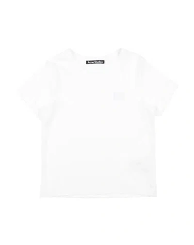Acne Studios Toddler Girl T-shirt White Size 6 Cotton In White