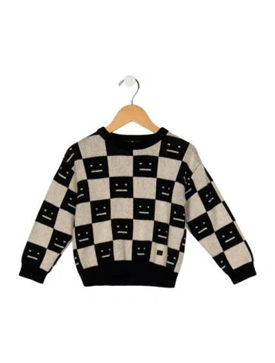 Pre-owned Acne Studios Babies' Toddler Wool Sweater In Black/neutrals