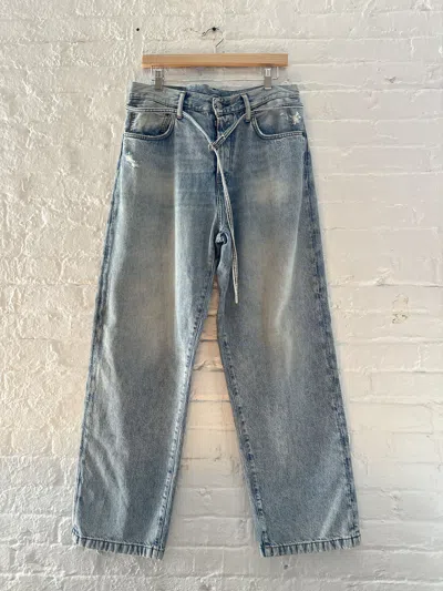 Pre-owned Acne Studios Toj Baggy Jeans In Blue