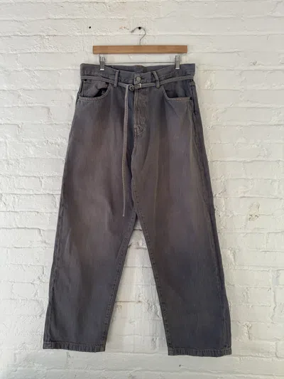 Pre-owned Acne Studios Toj Baggy Jeans In Gray