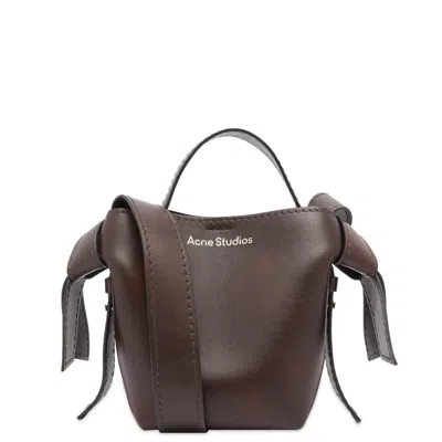 Acne Studios Top Handle Mini Bag In Brown