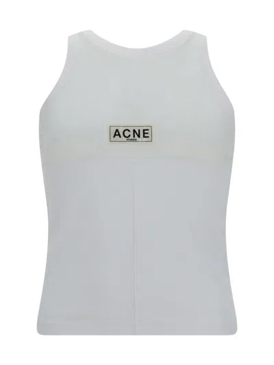 Acne Studios Ebot Tech Tank Top In White