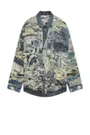 Acne Studios Printed Button-up Shirt In Multi