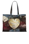 Acne Studios Cowboy Heart Buckle Shopper Bag