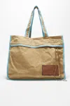 Acne Studios Tote Bag In Beige,blue