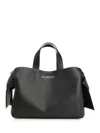 Acne Studios Textured Grained Leather Shoulder Bag
