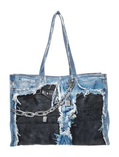 Pre-owned Acne Studios Tote In Blue