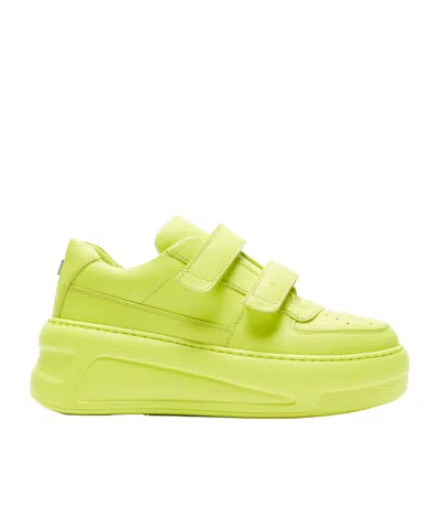 ACNE STUDIOS TOUCH-STRAP PLATFORM SNEAKERS