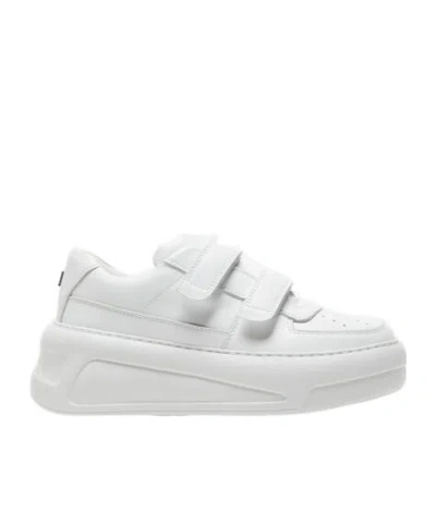 ACNE STUDIOS TOUCH-STRAP PLATFORM SNEAKERS