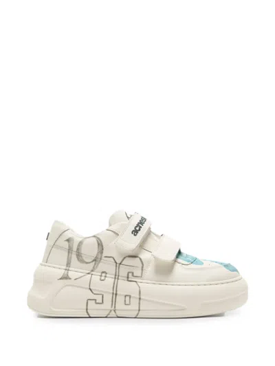 Acne Studios Touch-strap Platform Sneakers In Multi